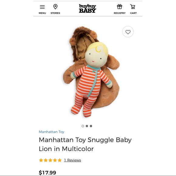 Manhattan Toy Company Snuggle Baby Lion NEW x4 - Picture 5 of 6